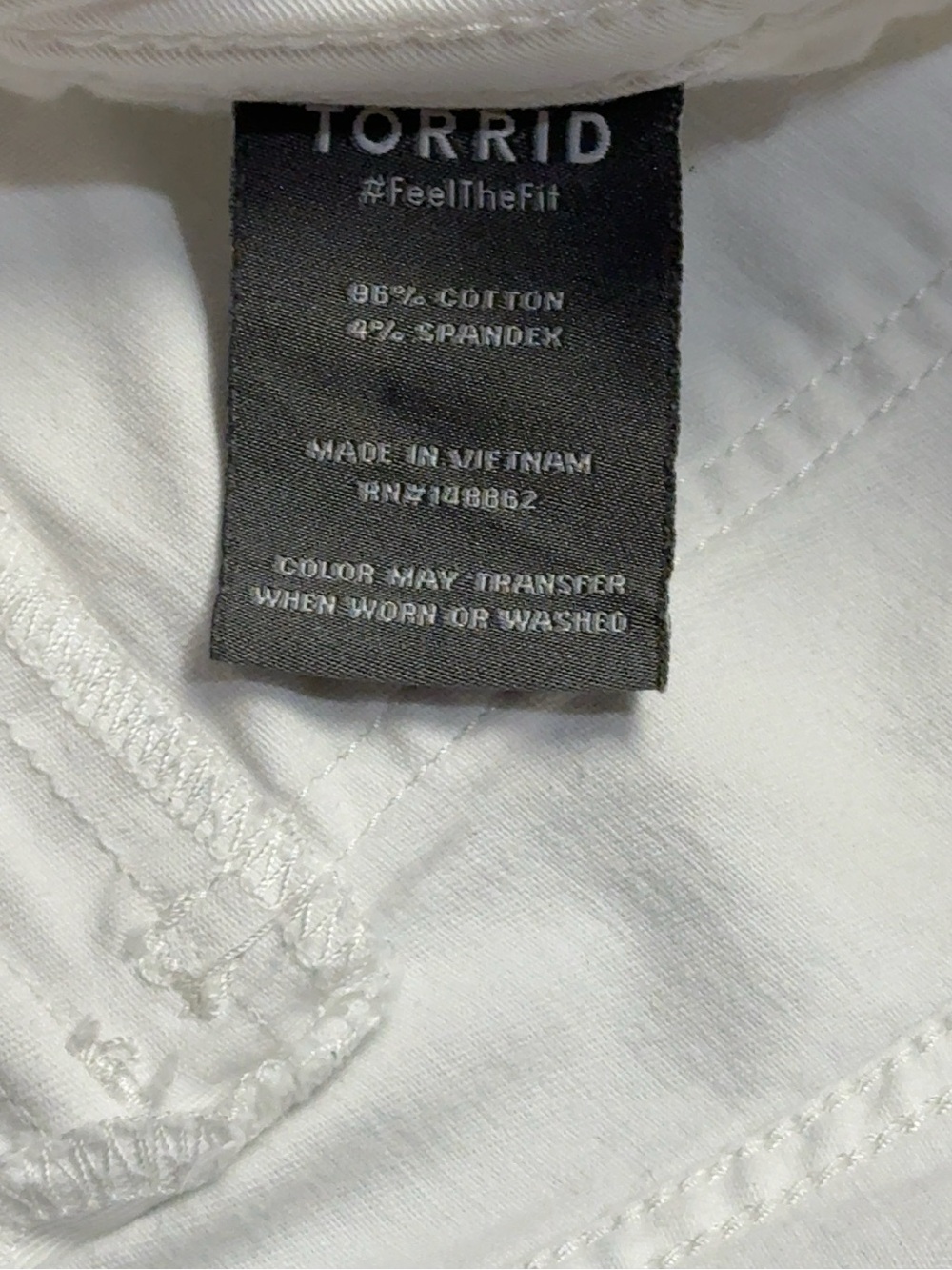 Torrid White Plus Size Shorts Size 18 | Stretch Summer Beach Casual Shorts - Picture 5 of 8